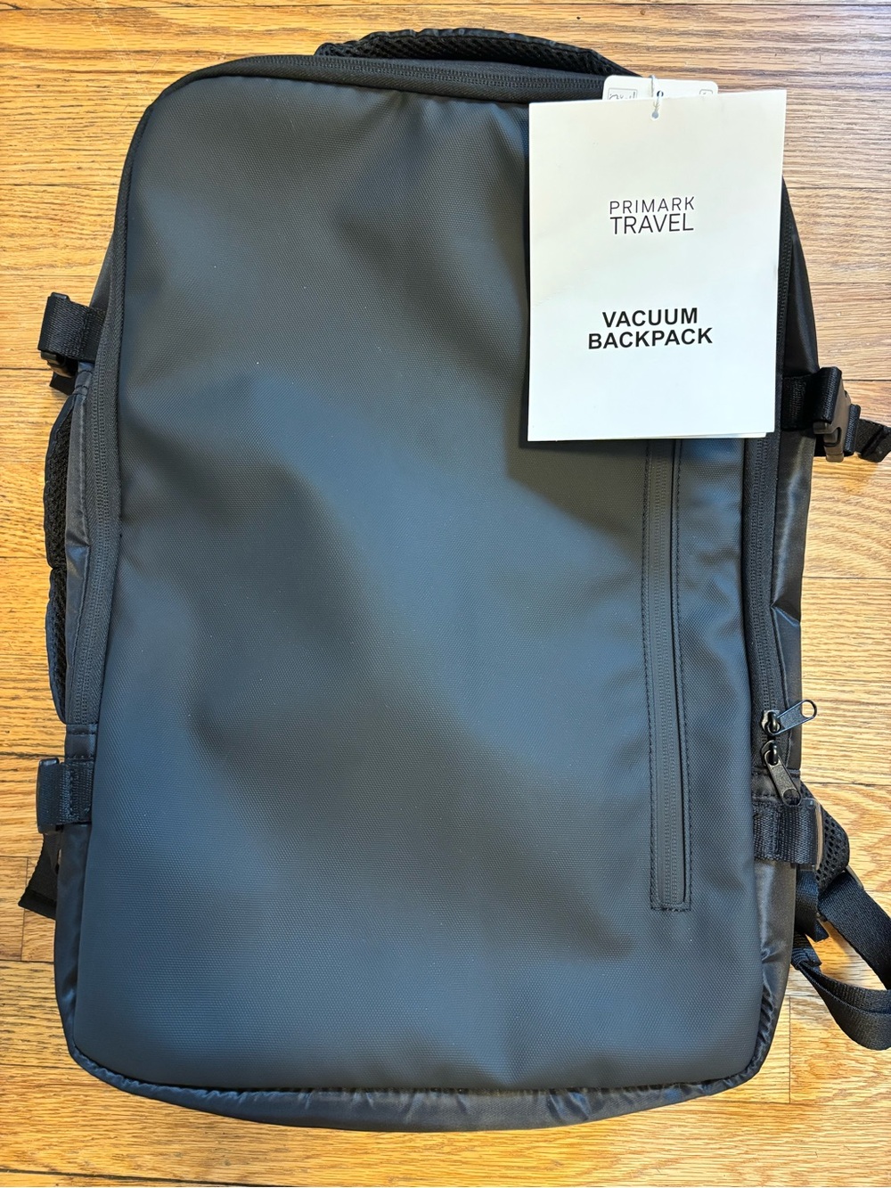 Viral Primark Black Travel Vacuum Backpack NWT